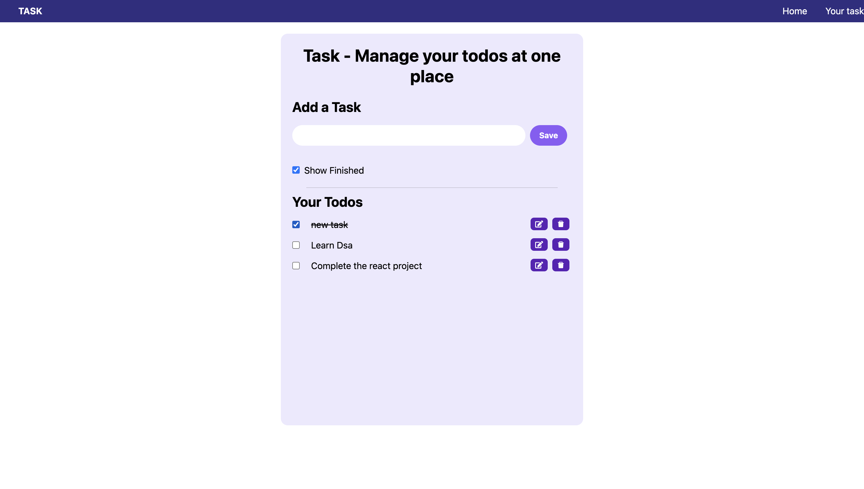 Todo List